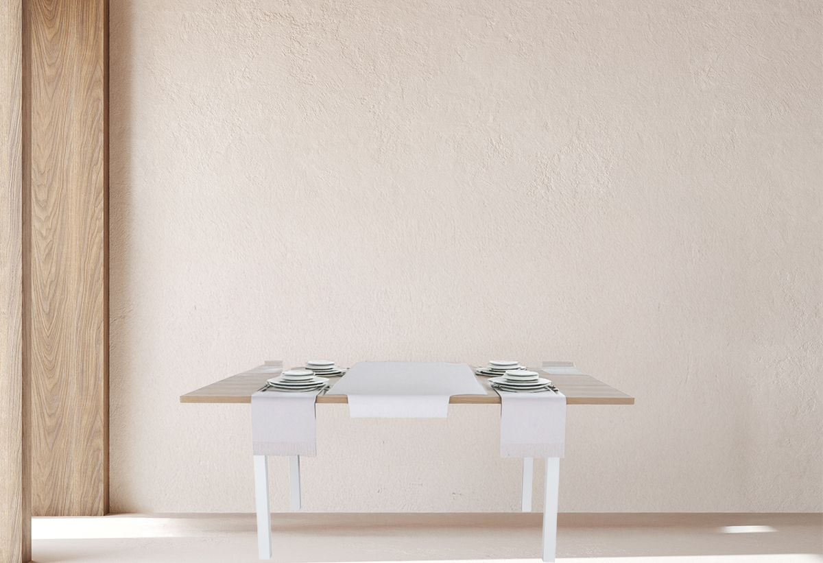 Απεικονίζεται η επιφάνεια του τραπεζιού με μερικά διακοσμητικά.